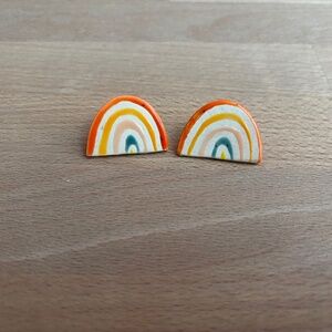 Rainbow Stud Earrings